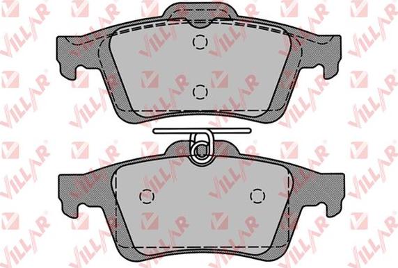 Villar 626.1236 - Bremsbelagsatz, Scheibenbremse alexcarstop-ersatzteile.com