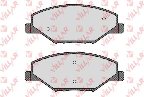 Villar 626.1795 - Bremsbelagsatz, Scheibenbremse alexcarstop-ersatzteile.com