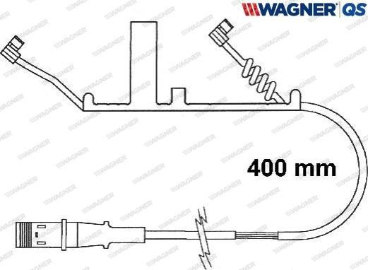 Wagner 587021W - Warnkontakt, Bremsbelagverschleiß alexcarstop-ersatzteile.com