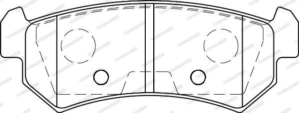 Wagner WBP24071A - Bremsbelagsatz, Scheibenbremse alexcarstop-ersatzteile.com