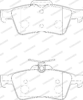 Wagner WBP24137A - Bremsbelagsatz, Scheibenbremse alexcarstop-ersatzteile.com