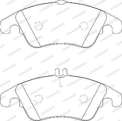 Wagner WBP24310A - Bremsbelagsatz, Scheibenbremse alexcarstop-ersatzteile.com