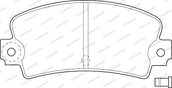 Wagner WBP20336A - Bremsbelagsatz, Scheibenbremse alexcarstop-ersatzteile.com