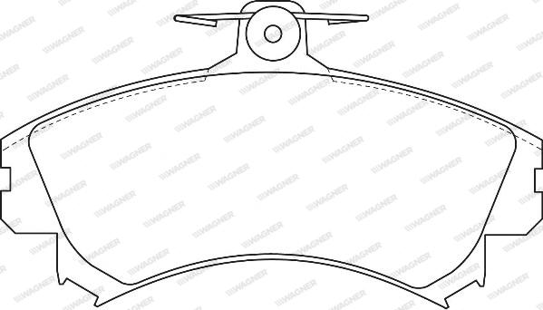 Wagner WBP21920A - Bremsbelagsatz, Scheibenbremse alexcarstop-ersatzteile.com