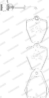 Wagner WBP21452A - Bremsbelagsatz, Scheibenbremse alexcarstop-ersatzteile.com