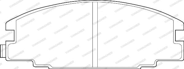 Wagner WBP21467A - Bremsbelagsatz, Scheibenbremse alexcarstop-ersatzteile.com