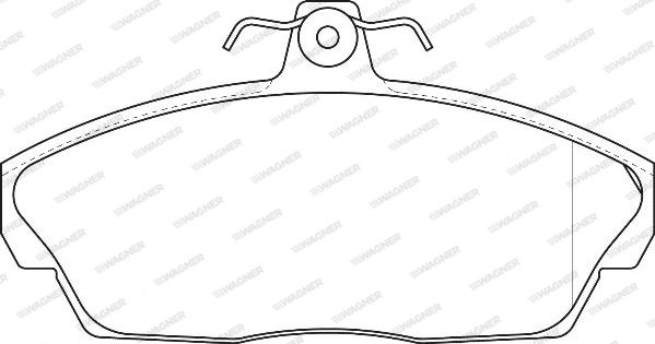 Wagner WBP21515B - Bremsbelagsatz, Scheibenbremse alexcarstop-ersatzteile.com