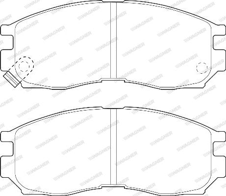 Wagner WBP21647A - Bremsbelagsatz, Scheibenbremse alexcarstop-ersatzteile.com