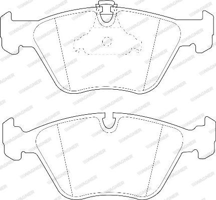 Wagner WBP21676A - Bremsbelagsatz, Scheibenbremse alexcarstop-ersatzteile.com