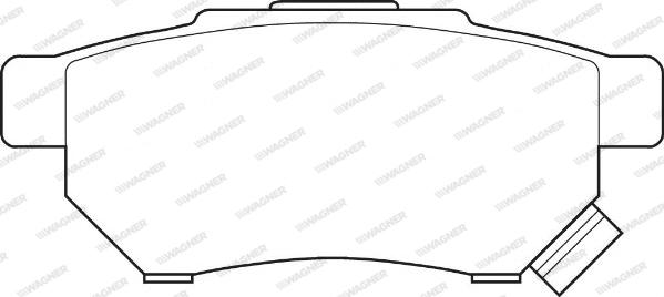 Wagner WBP21312A - Bremsbelagsatz, Scheibenbremse alexcarstop-ersatzteile.com