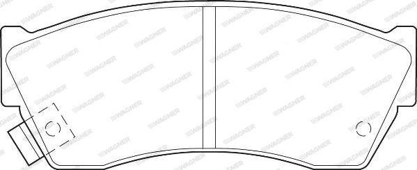 Wagner WBP21333A - Bremsbelagsatz, Scheibenbremse alexcarstop-ersatzteile.com