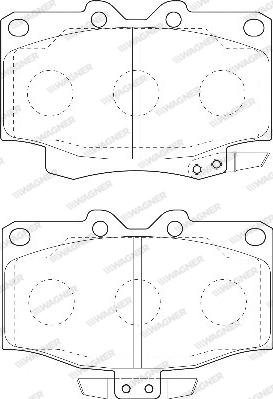 Wagner WBP21777A - Bremsbelagsatz, Scheibenbremse alexcarstop-ersatzteile.com