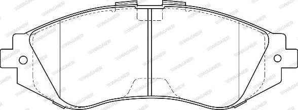 Wagner WBP23234B - Bremsbelagsatz, Scheibenbremse alexcarstop-ersatzteile.com