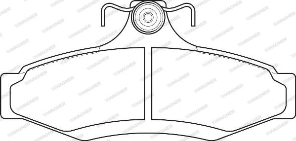 Wagner WBP23237A - Bremsbelagsatz, Scheibenbremse alexcarstop-ersatzteile.com