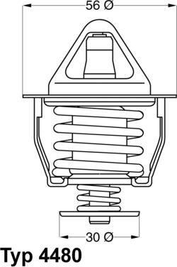 WAHLER 448082D - Thermostat, Kühlmittel alexcarstop-ersatzteile.com