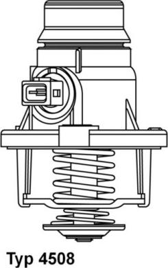 WAHLER 4508.105D - Thermostat, Kühlmittel alexcarstop-ersatzteile.com