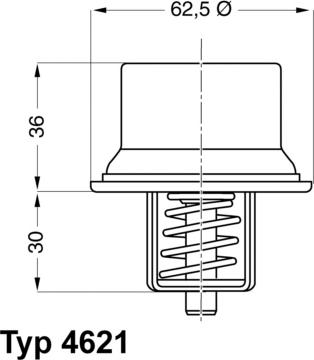 WAHLER 4621.80D - Thermostat, Kühlmittel alexcarstop-ersatzteile.com