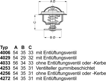 WAHLER 400682D - Thermostat, Kühlmittel alexcarstop-ersatzteile.com