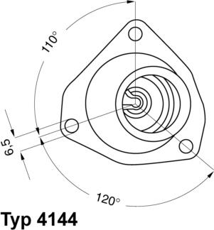 WAHLER 4144.92D - Thermostat, Kühlmittel alexcarstop-ersatzteile.com