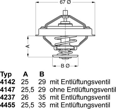 WAHLER 4237.80D - Thermostat, Kühlmittel alexcarstop-ersatzteile.com