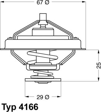 WAHLER 416679D - Thermostat, Kühlmittel alexcarstop-ersatzteile.com