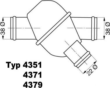 WAHLER 4351.79 - Thermostat, Kühlmittel alexcarstop-ersatzteile.com