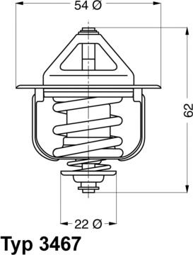 WAHLER 346785D - Thermostat, Kühlmittel alexcarstop-ersatzteile.com