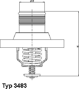 WAHLER 3483.89D - Thermostat, Kühlmittel alexcarstop-ersatzteile.com