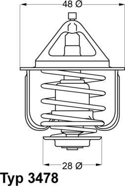 WAHLER 347882D - Thermostat, Kühlmittel alexcarstop-ersatzteile.com