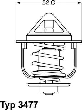 WAHLER 347788D - Thermostat, Kühlmittel alexcarstop-ersatzteile.com