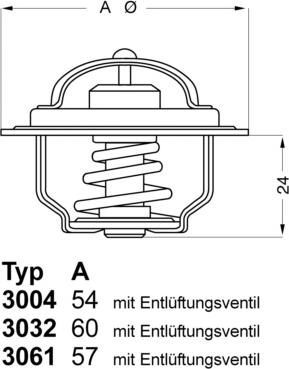 WAHLER 3004.88 - Thermostat, Kühlmittel alexcarstop-ersatzteile.com