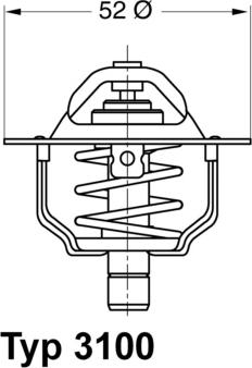 WAHLER 310088D - Thermostat, Kühlmittel alexcarstop-ersatzteile.com