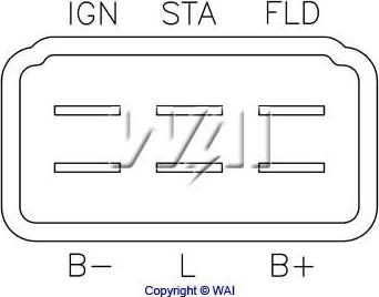 WAI IN555 - Generatorregler alexcarstop-ersatzteile.com