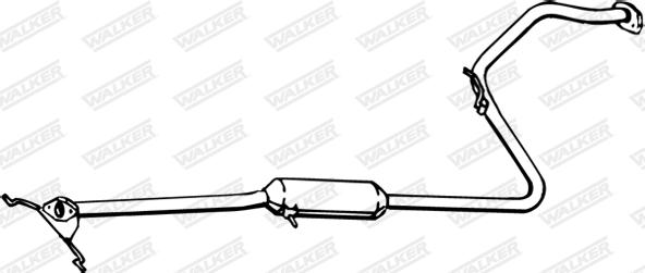 Walker 15749 - Mittelschalldämpfer alexcarstop-ersatzteile.com