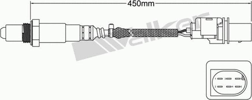 Walker 80095008 - Lambdasonde alexcarstop-ersatzteile.com