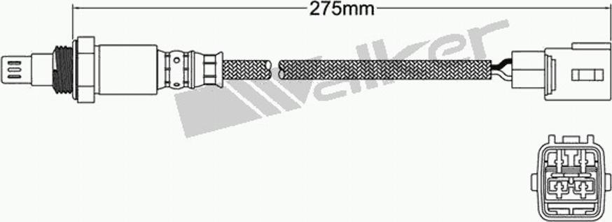 Walker 250-54050 - Lambdasonde alexcarstop-ersatzteile.com