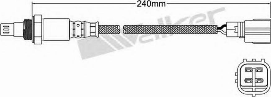 Walker 250-54008 - Lambdasonde alexcarstop-ersatzteile.com