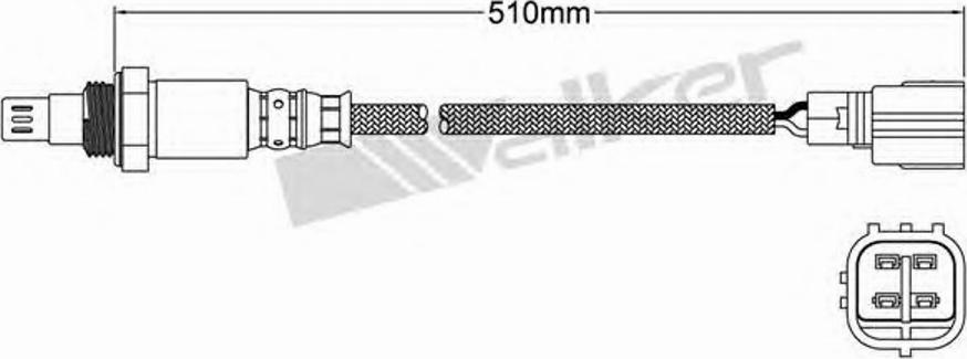 Walker 250-54007 - Lambdasonde alexcarstop-ersatzteile.com