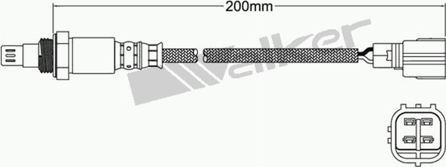 Walker 250-54074 - Lambdasonde alexcarstop-ersatzteile.com