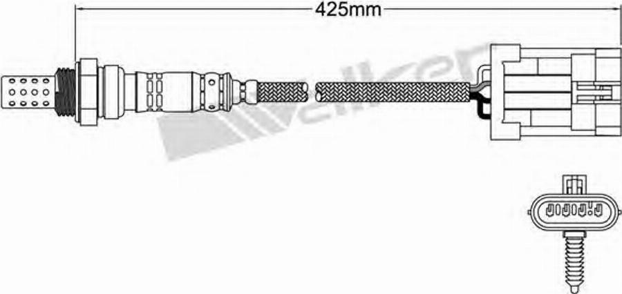 Walker 25024490 - Lambdasonde alexcarstop-ersatzteile.com