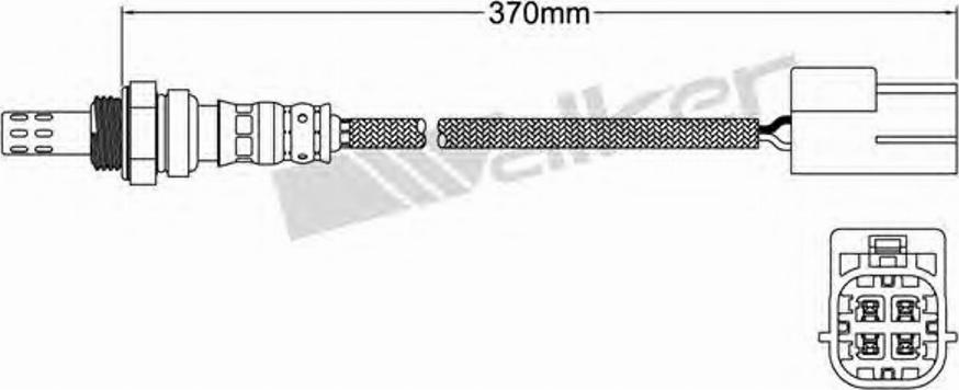 Walker 250-24452 - Lambdasonde alexcarstop-ersatzteile.com