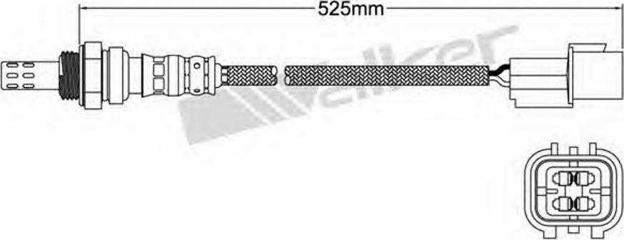 Walker 250-24462 - Lambdasonde alexcarstop-ersatzteile.com