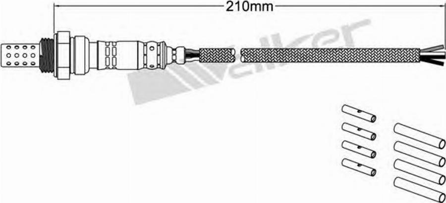 Walker 25024400 - Lambdasonde alexcarstop-ersatzteile.com