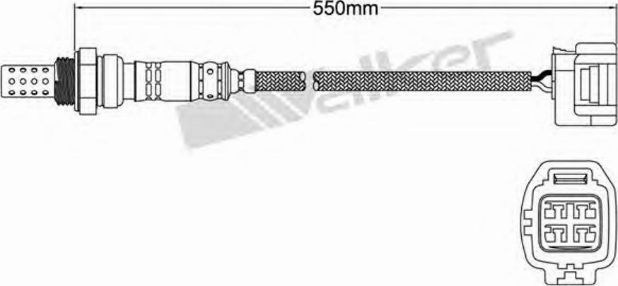 Walker 25024439 - Lambdasonde alexcarstop-ersatzteile.com