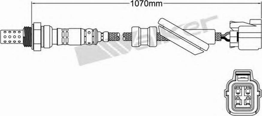 Walker 250-24476 - Lambdasonde alexcarstop-ersatzteile.com