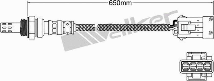 Walker 250-24546 - Lambdasonde alexcarstop-ersatzteile.com