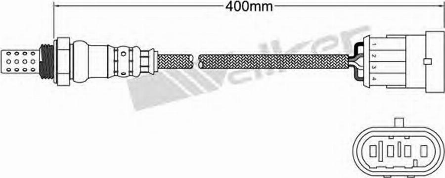 Walker 25024564 - Lambdasonde alexcarstop-ersatzteile.com