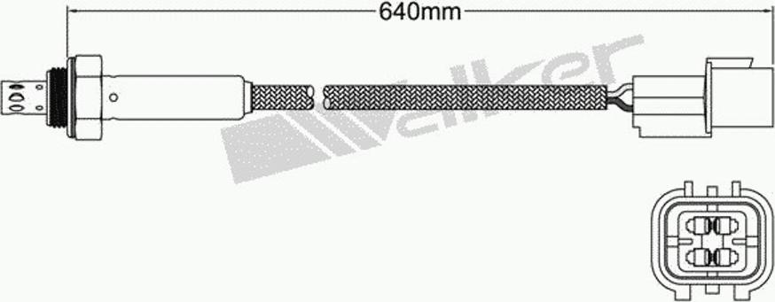 Walker 250-24518 - Lambdasonde alexcarstop-ersatzteile.com