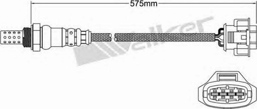 Walker 250-24648 - Lambdasonde alexcarstop-ersatzteile.com