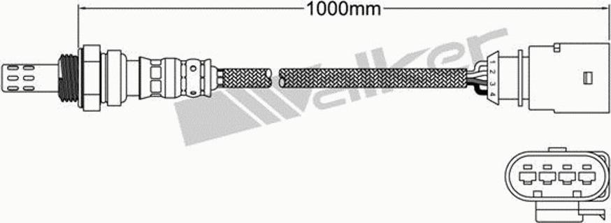 Walker 250-24669 - Lambdasonde alexcarstop-ersatzteile.com